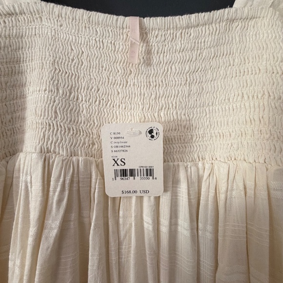 NWT Free People Dreamweaver Ivory Dress XS - Picture 6 of 6
